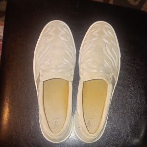 FRYE Tan Suede Slip-On Shoes